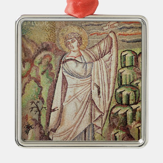 Moses on Mount Sinai Metal Tree Decoration (Front)