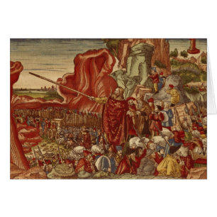 Moses parting the Red Sea