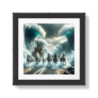 Moses Parting the Red Sea Bible Verse Art, Exodus