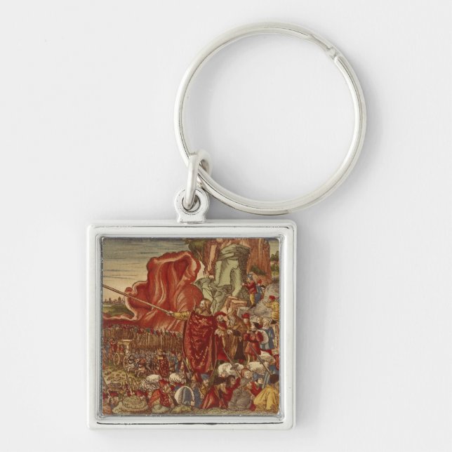 Moses parting the Red Sea Key Ring (Front)