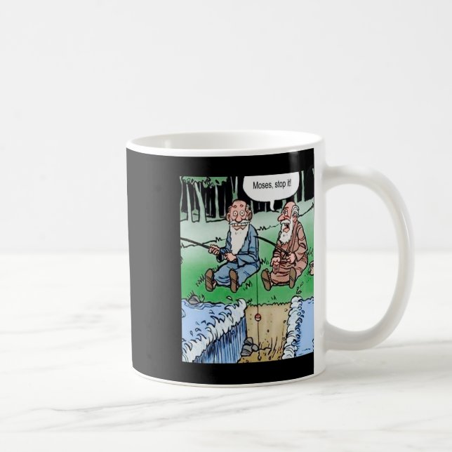 Moses Pole Fishing  Coffee Mug (Right)