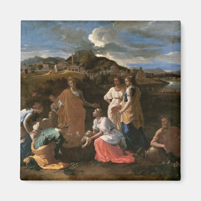 Moses Rescued from the Water, 1647 Magnet (Front)