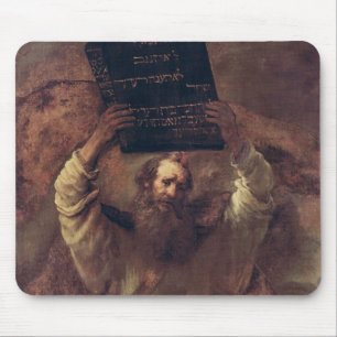 Moses Smashing the Tablets of the Law, 1659 Mouse Pad