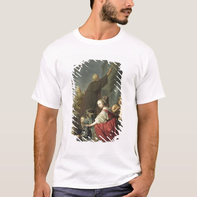 Moses Striking Water from the Rock T-Shirt (Front)