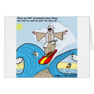 Moses Surfs Funny Cartoon Tees Gifts Collectibles