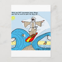 Moses Surfs Funny Cartoon Tees Gifts Collectibles