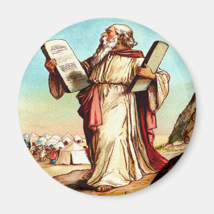 Moses with the tables of the law Magnet