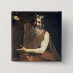 Moses with the Tablets of the Law, c.1627-32 15 Cm Square Badge