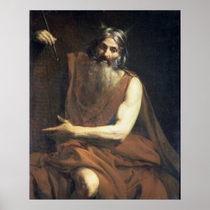 Moses with the Tablets of the Law, c.1627-32 Poster