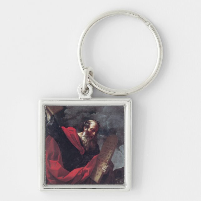 Moses with the Tablets of the Law Key Ring (Front)