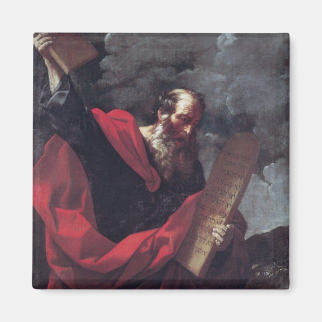 Moses with the Tablets of the Law Magnet (Front)