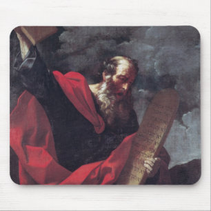 Moses with the Tablets of the Law Mouse Pad