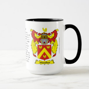 Mosher Family Coat of Arms Mug