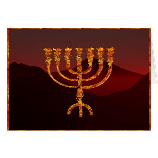 Moshe's Menora (Front Horizontal)