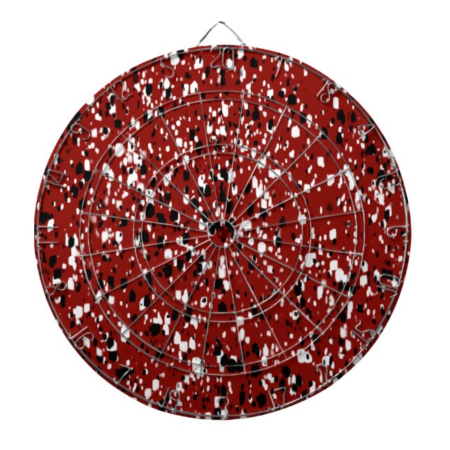 Mosiac Abstract Terrazzo Pattern Dartboard (Front)