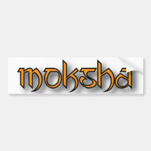 Mosksha Car Bumber Sticker