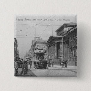Mosley Street 15 Cm Square Badge
