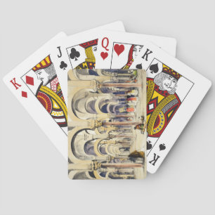 Mosque at Cordoba, from 'Sketches of Spain', engra Playing Cards
