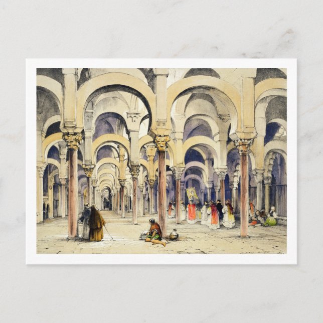 Mosque at Cordoba, from 'Sketches of Spain', engra Postcard (Front)