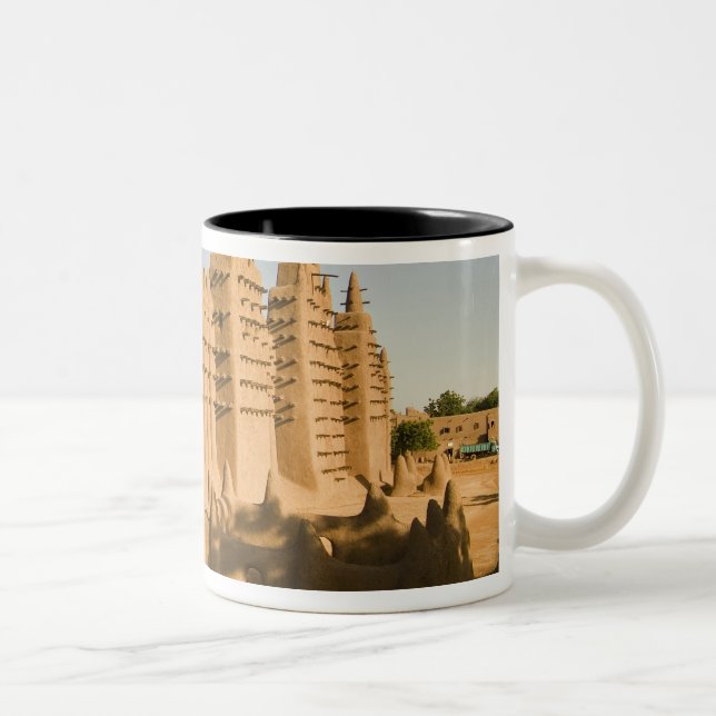 Mosque at Djenne, a classic example of Two-Tone Coffee Mug (Right)