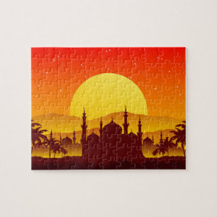 Mosque Muslim Islamic Art Jigsaw Puzzle