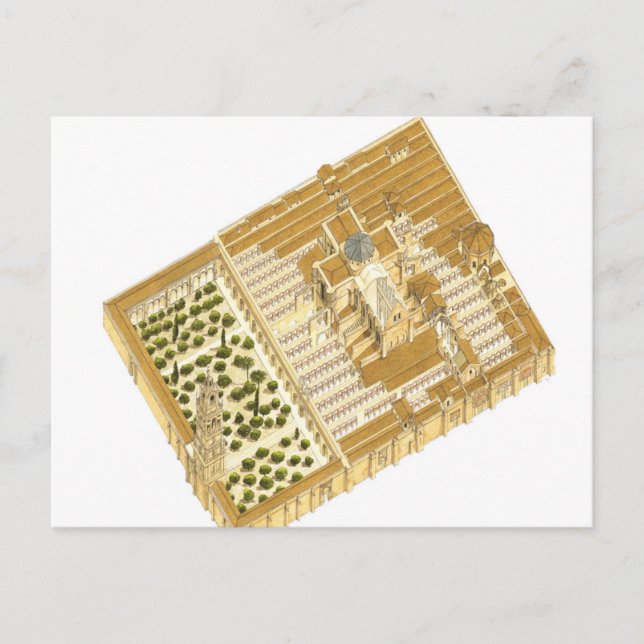 Mosque of Cordoba Spain. Aerial view Postcard (Front)