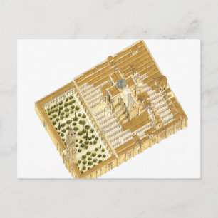 Mosque of Cordoba Spain. Aerial view Postcard
