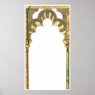 Mosque of Cordoba Spain. Caliphate arch Poster