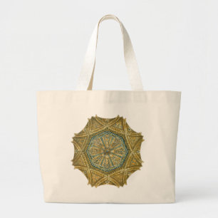 Mosque of Cordoba Spain. Mihrab cupola Large Tote Bag