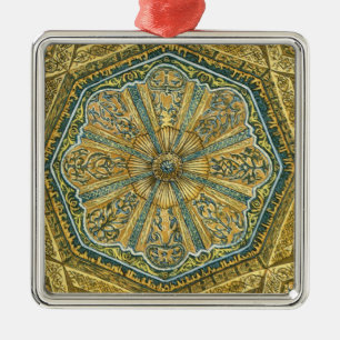 Mosque of Cordoba Spain. Mihrab cupola Metal Tree Decoration