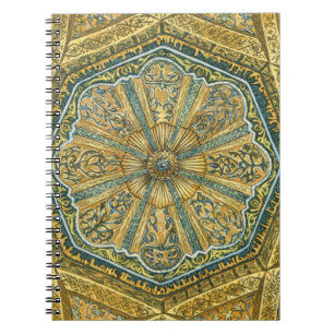 Mosque of Cordoba Spain. Mihrab cupola Notebook