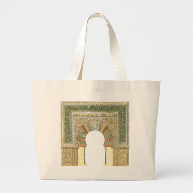 Mosque of Cordoba Spain. Mihrab Large Tote Bag (Front)