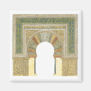 Mosque of Cordoba Spain. Mihrab Magnet