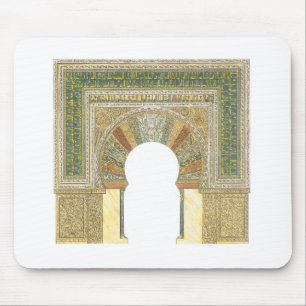 Mosque of Cordoba Spain. Mihrab Mouse Pad