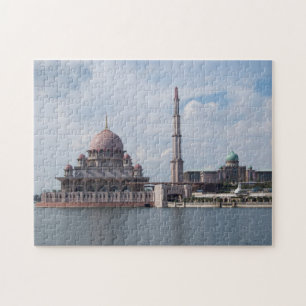 Mosque Putra Jaya Malaysia. Jigsaw Puzzle