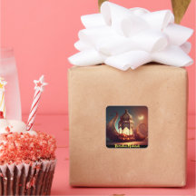 Mosque silhouette Ramadan Mubarak