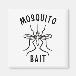 Mosquito Bait Funny Camping Campfire Outdoors Bug Magnet