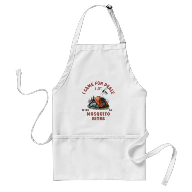 Mosquito Bites & Emotional Damage – Camping  Standard Apron (Front)