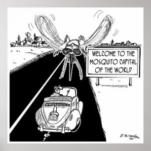 Mosquito Capital of the World Poster