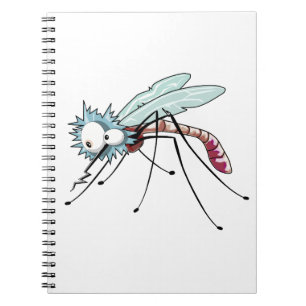 Mosquito cartoon  notebook