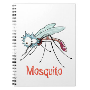 Mosquito cartoon notebook