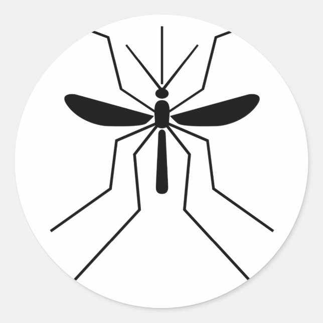 Mosquito Classic Round Sticker (Front)