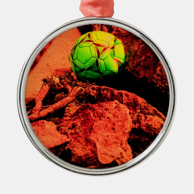 mosquito explorer metal ornament (Front)