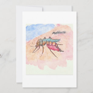 Mosquito Greeting Card