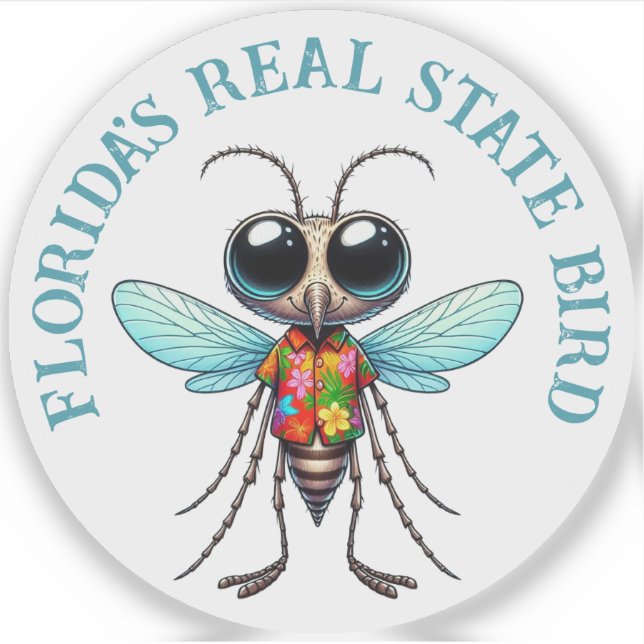 Mosquito in Tropical Shirt  (Front)