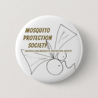 Mosquito Protection Society 6 Cm Round Badge