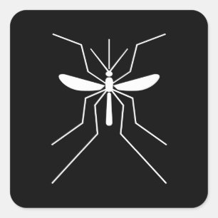 Mosquito Square Sticker