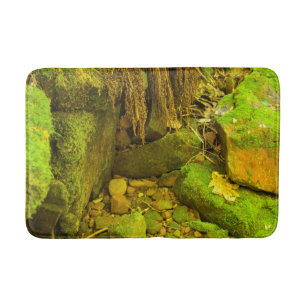 Moss and Stone – Hungarian Falls, Upper Peninsula Bath Mat