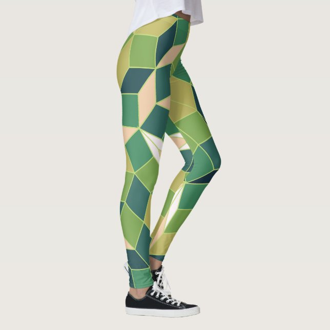 Moss Camouflage Pattern Leggings (Right)