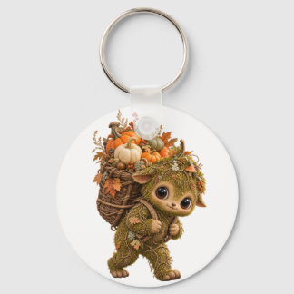 Moss Forest Sprite ornament Key Ring
